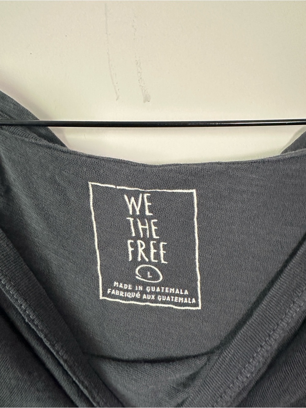 We The Free Slate Gray Draped Short-Sleeve Tunic - Picture 2 of 3